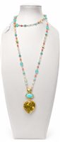 Collana Sicylui Donna in Argento 1420CO22-GIALLO - 1420CO22-GIALLO